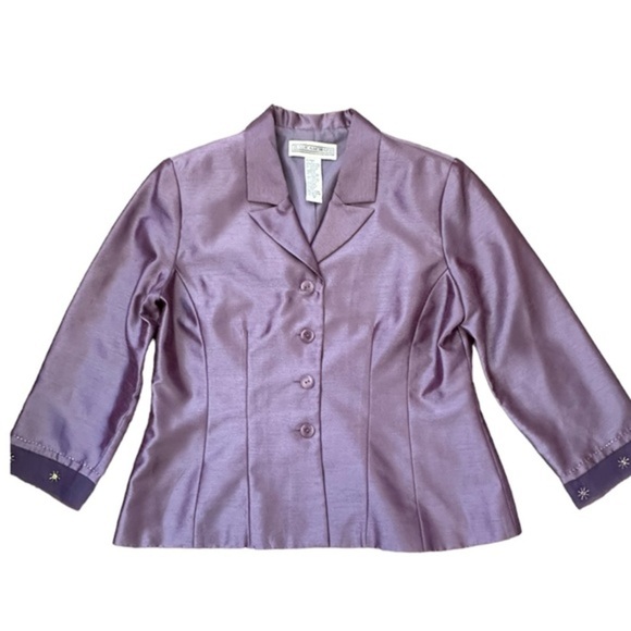 Jessica Howard Jackets & Blazers - Jessica Howard size 14 Blazer purple lined